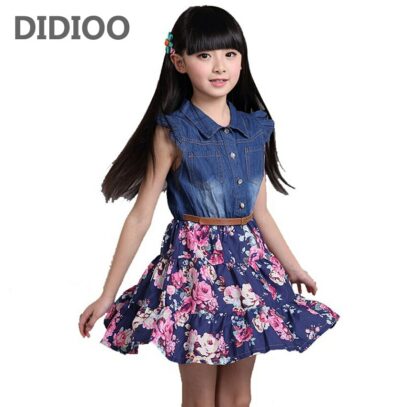 kids denim dress