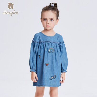 kids denim dress