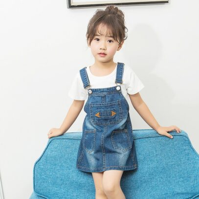 kids denim dress
