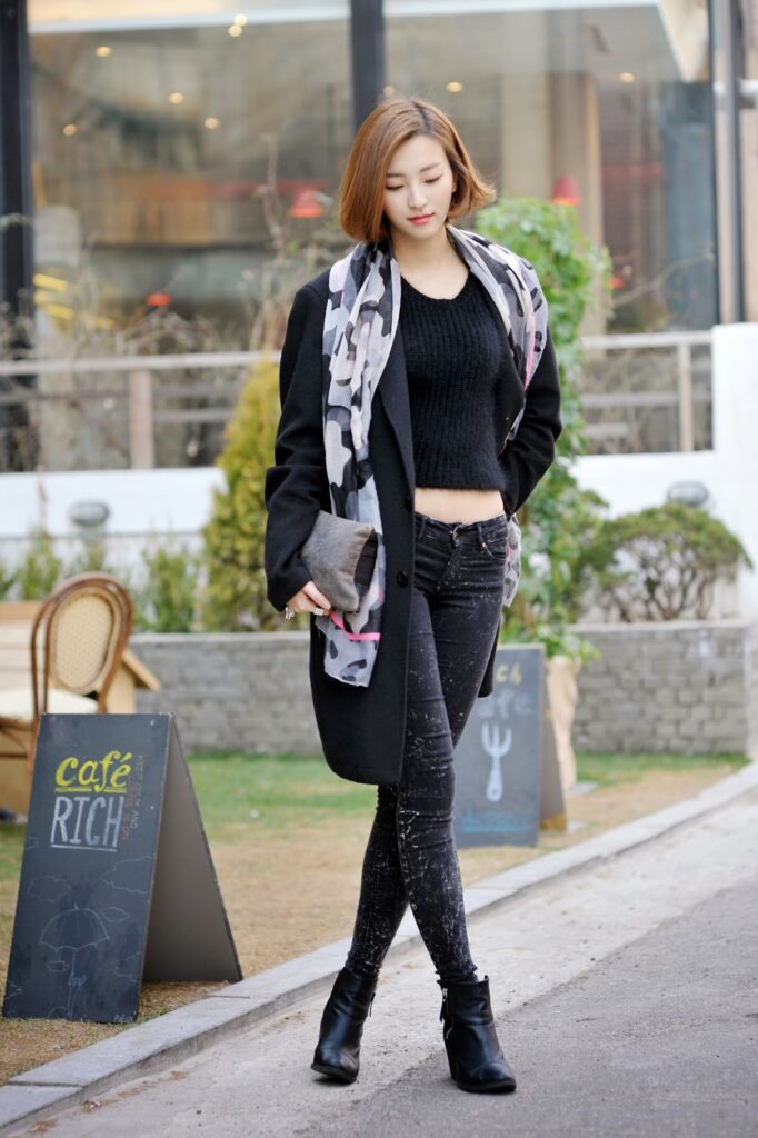 korean girl street fashion