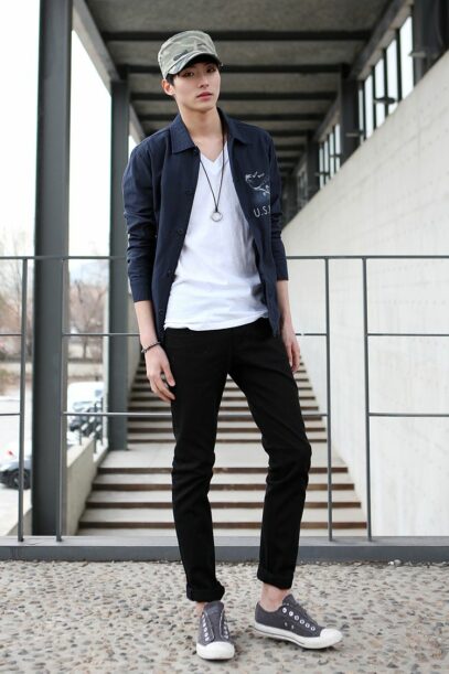 korean male street fashion