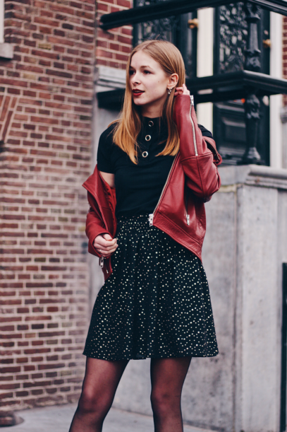 leather jacket outfit