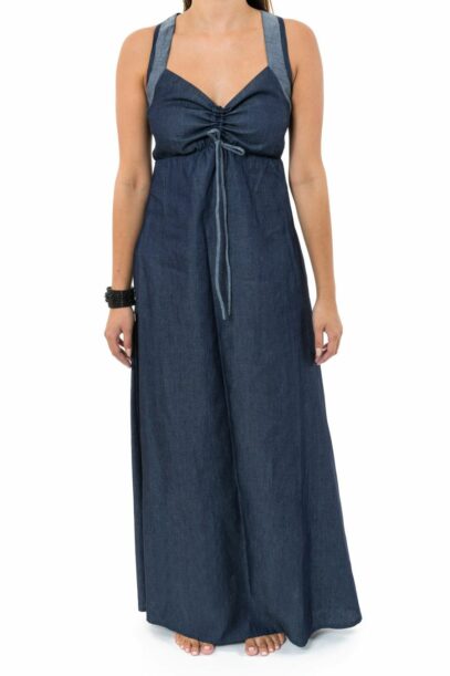 long jean dress