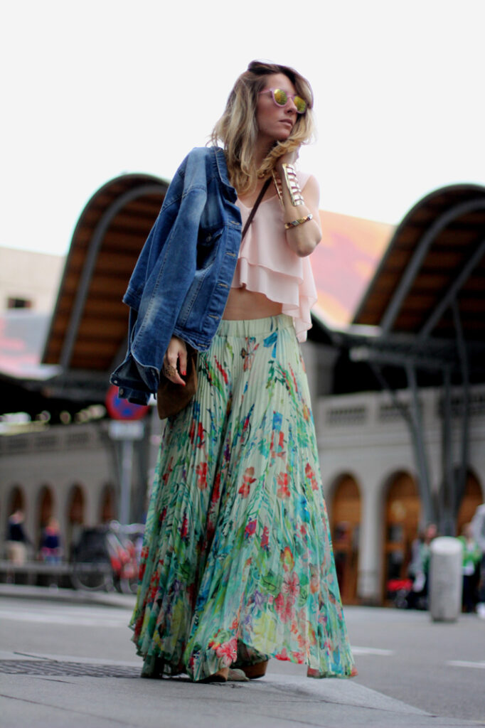 long skirt hippie outfit