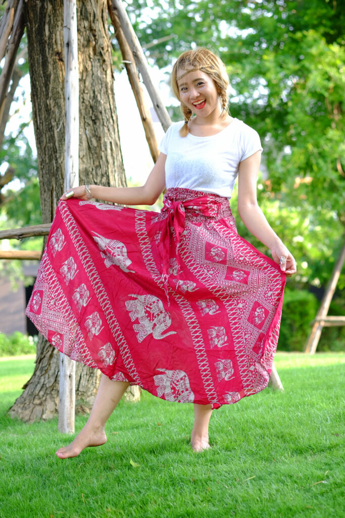 long skirt hippie outfit