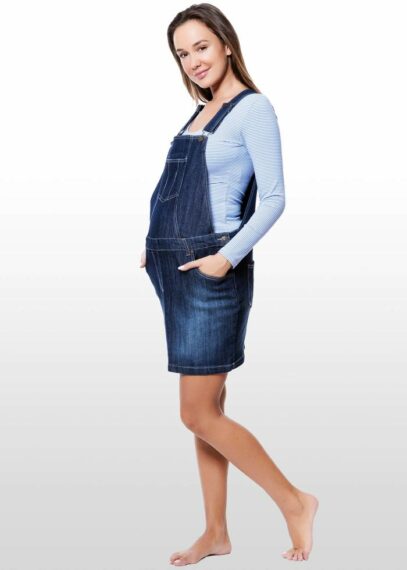 maternity denim dress