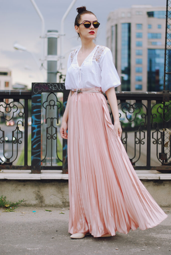 maxi skirt outfit