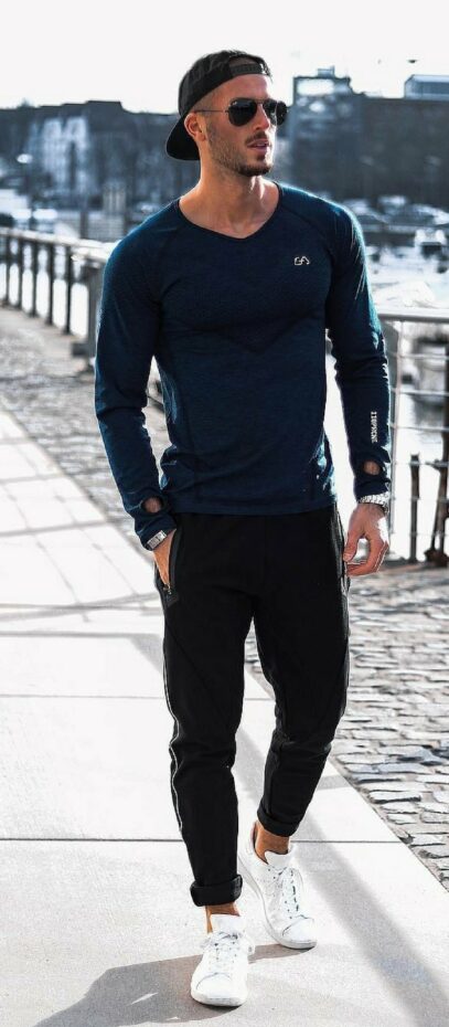 men shirt style casual street fashion