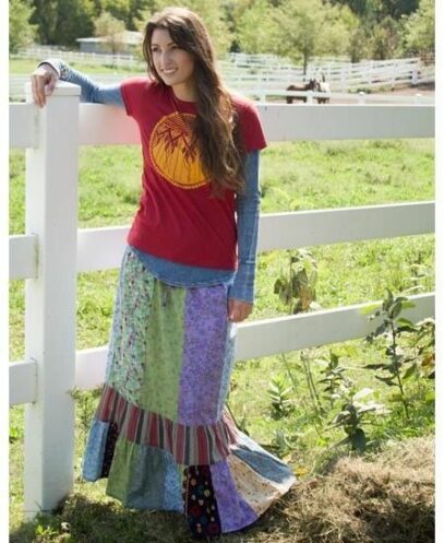 modest hippie outfits