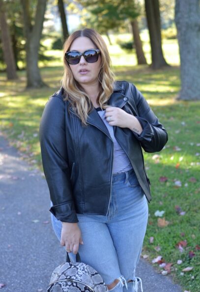 mom jeans curvy girl outfit