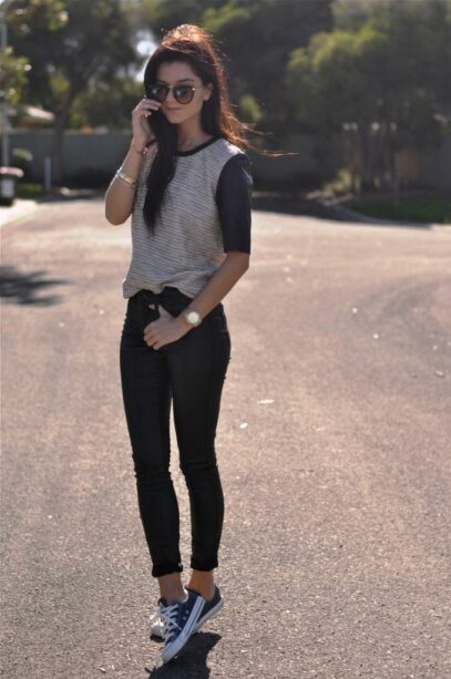 outfit ideas with black jeans