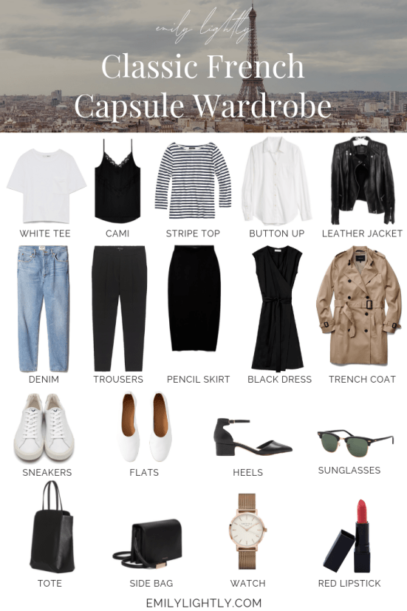 parisian style capsule wardrobe