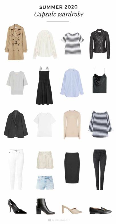 parisian style capsule wardrobe
