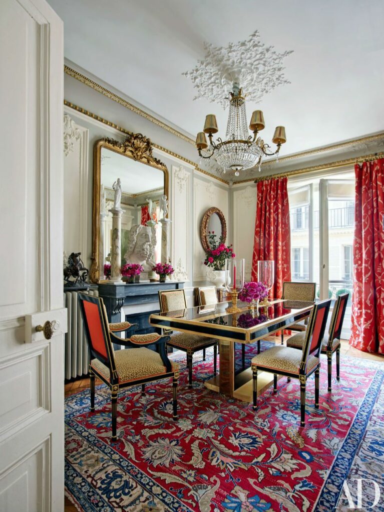 parisian style dining room
