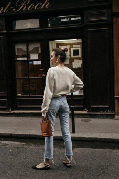 parisian style jeans