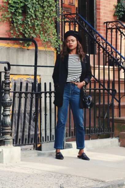 parisian style jeans