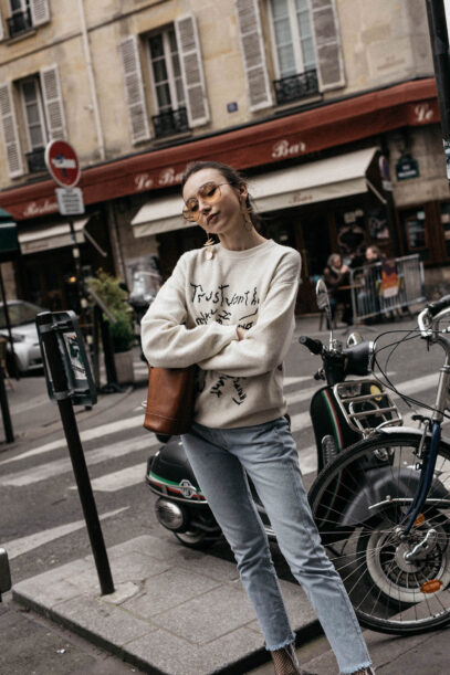 parisian style jeans