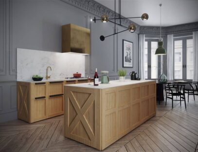 parisian style kitchen