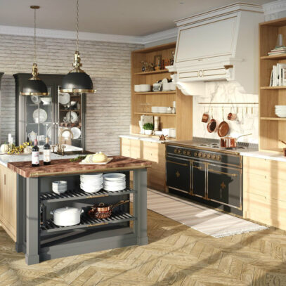 parisian style kitchen