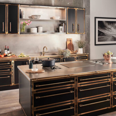 parisian style kitchen