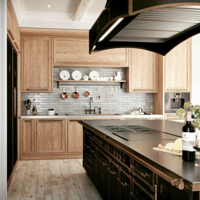 parisian style kitchen