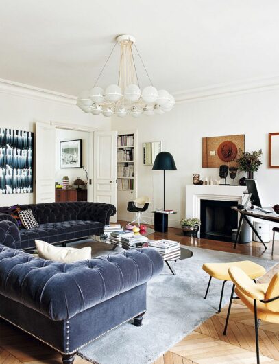 parisian style living room