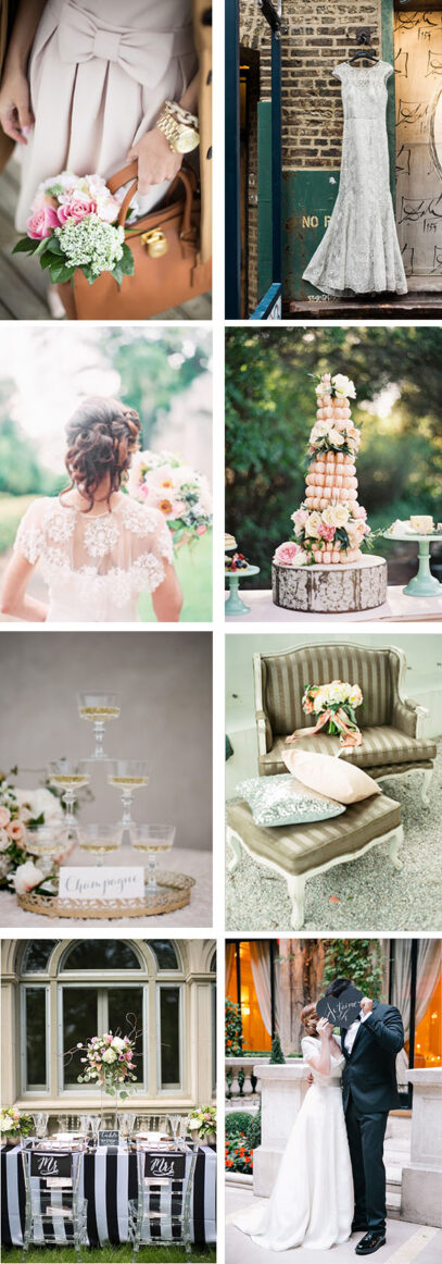 parisian style wedding