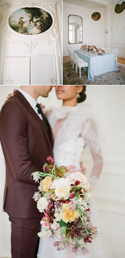 parisian style wedding