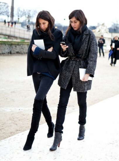 parisian style winter chic