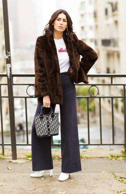 parisian style winter french girls