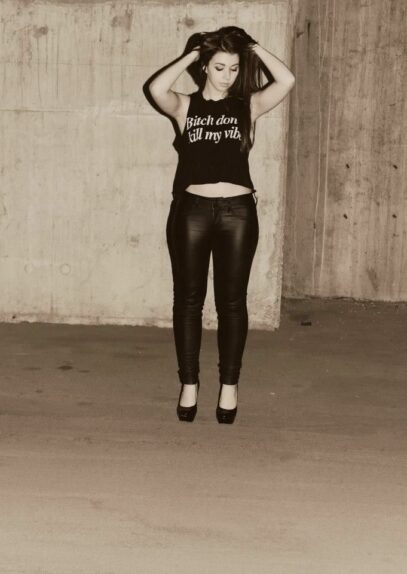 parking garage photoshoot street styles