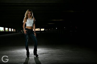 parking garage photoshoot street styles