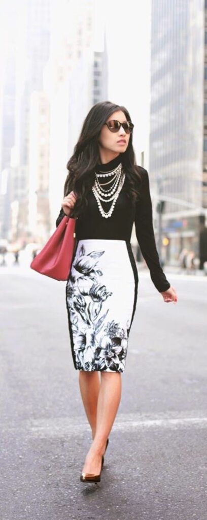pencil skirt outfits