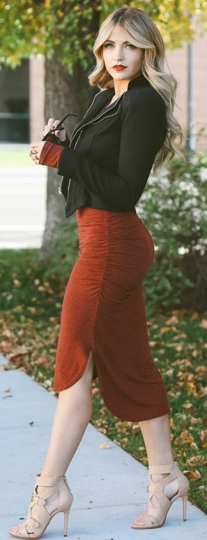 pencil skirt outfits