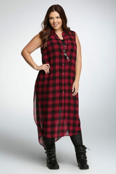 pink plus size outfits