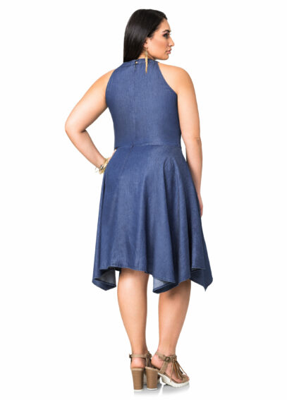 plus size denim dress
