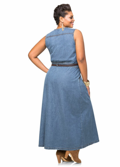 plus size jean dress