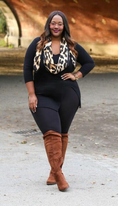 plus size outfits with leggings