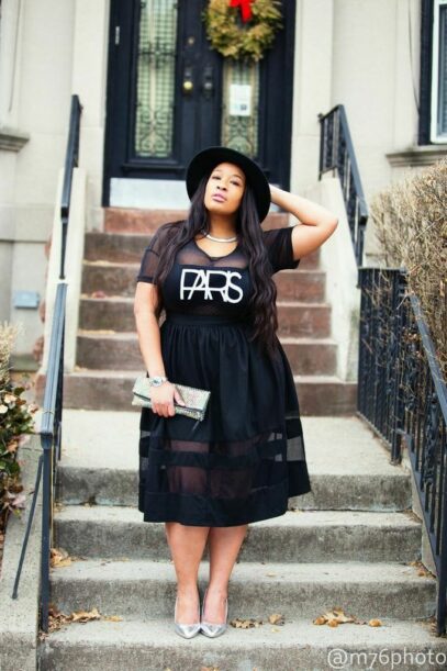 plus size parisian style