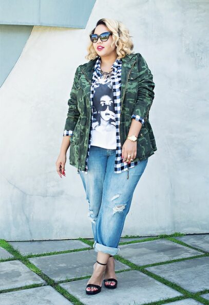 plus size street fashion
