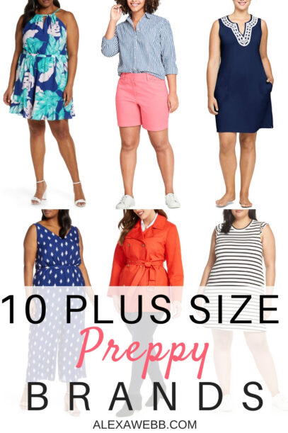 preppy plus size outfits