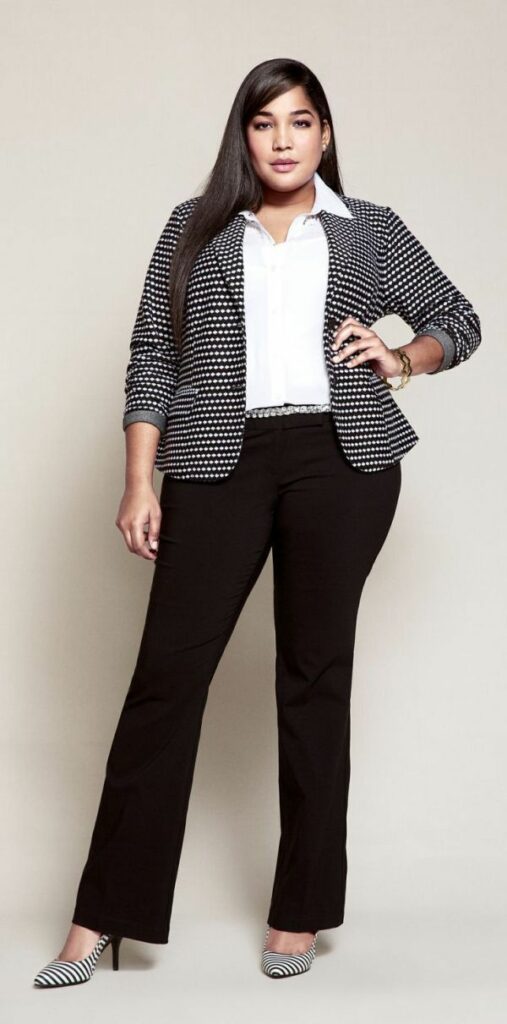 professional plus size outfits