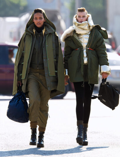 puffer jacket street style