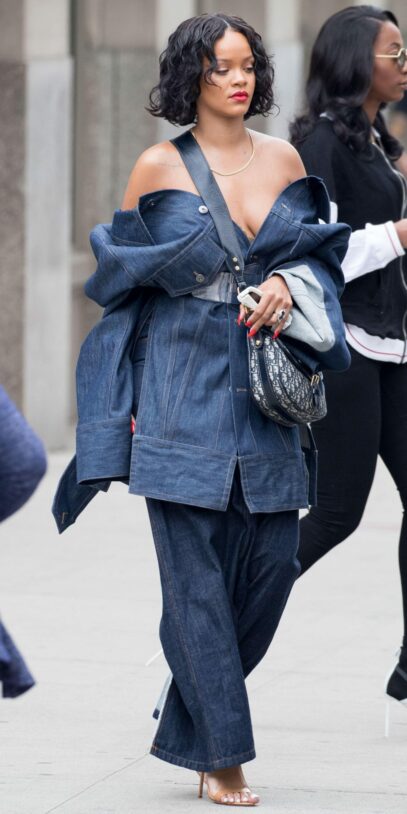 rihanna street style