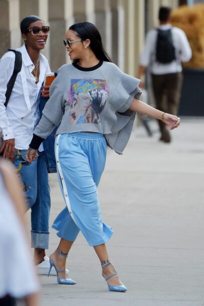 rihanna street style