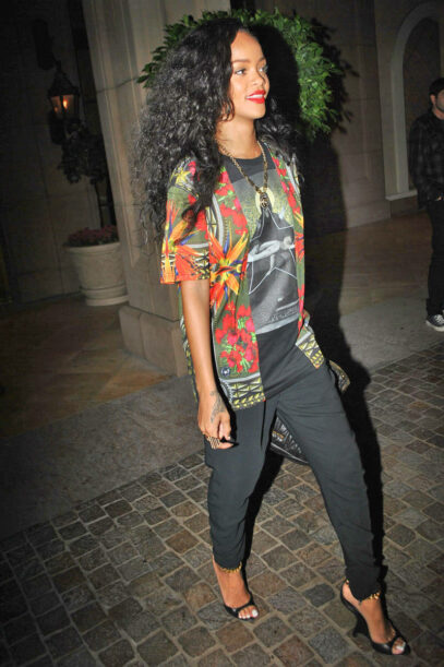 rihanna street style