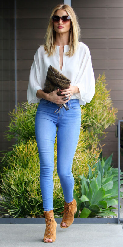 rosie huntington whiteley street style