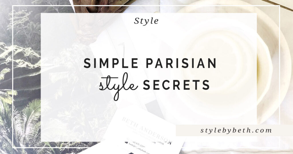 simple parisian style