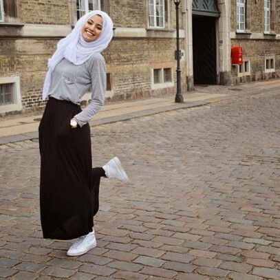 skirt outfits hijab