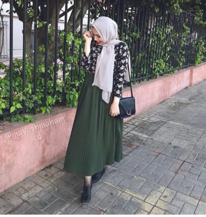 skirt outfits hijab